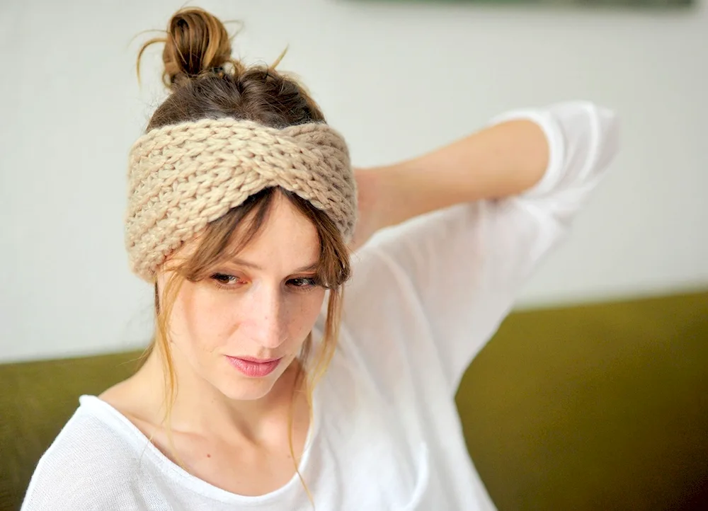 Knitted headband