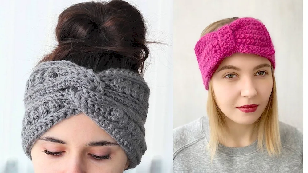 Knitted headband