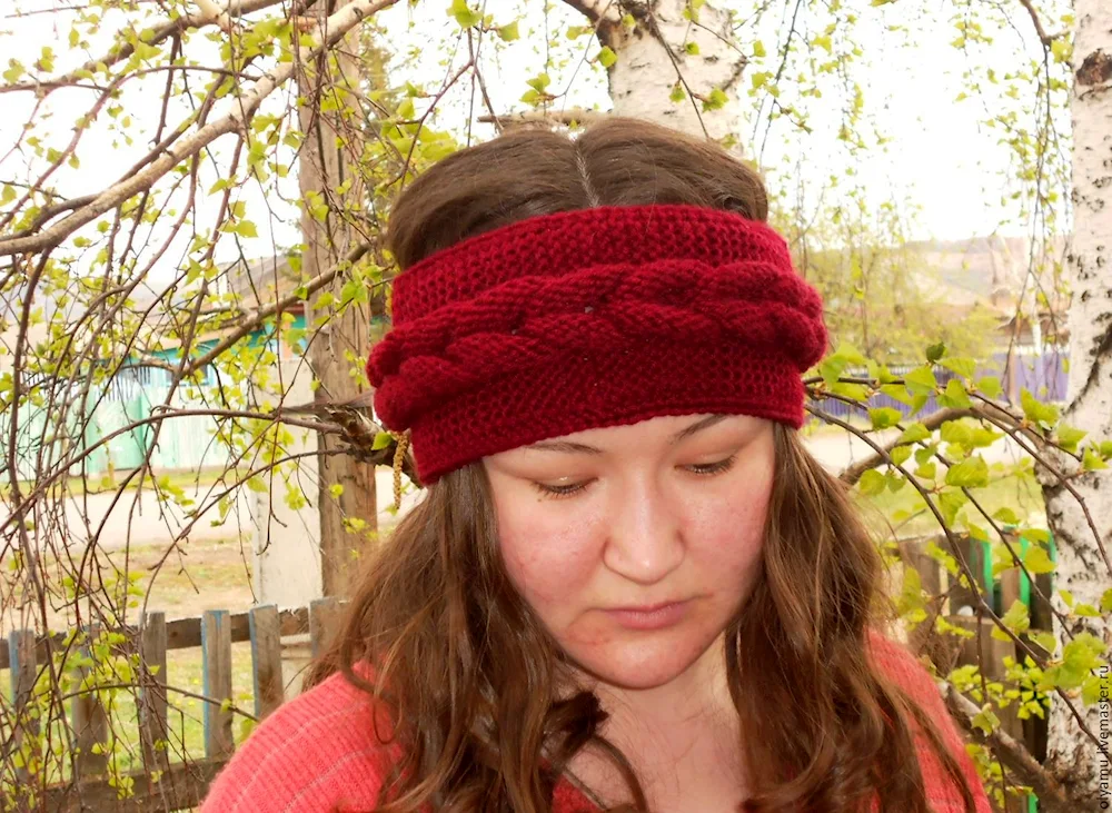 Knitted headband