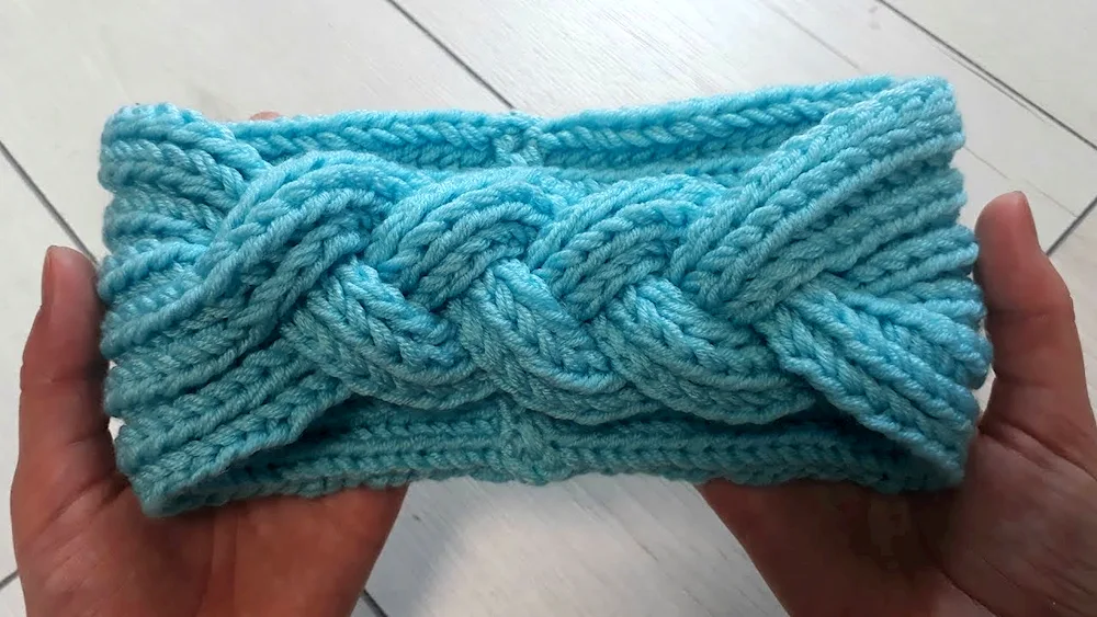 Knitted headband