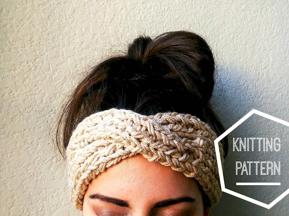 Knitted headband