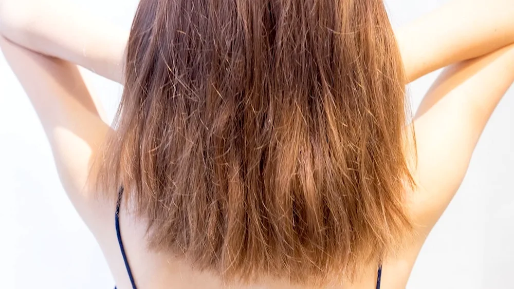 Deflowered hair