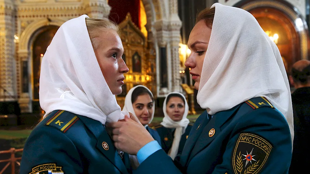 Girl in the temple