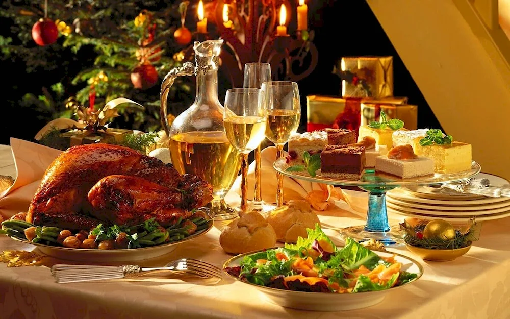 New Year's table