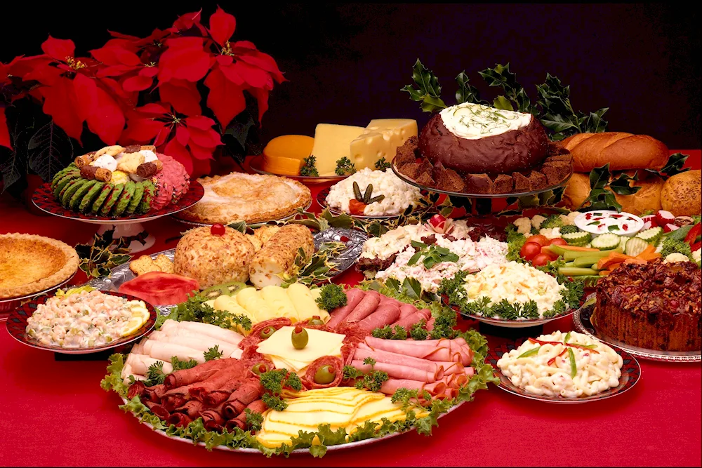 New Year's table