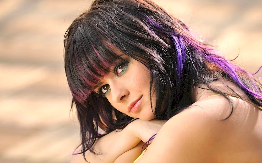 Purple strands