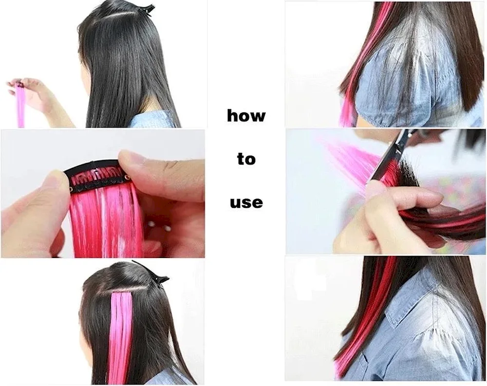 Hidden hair colouring for blonde hair