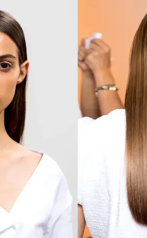 Straight smooth hair