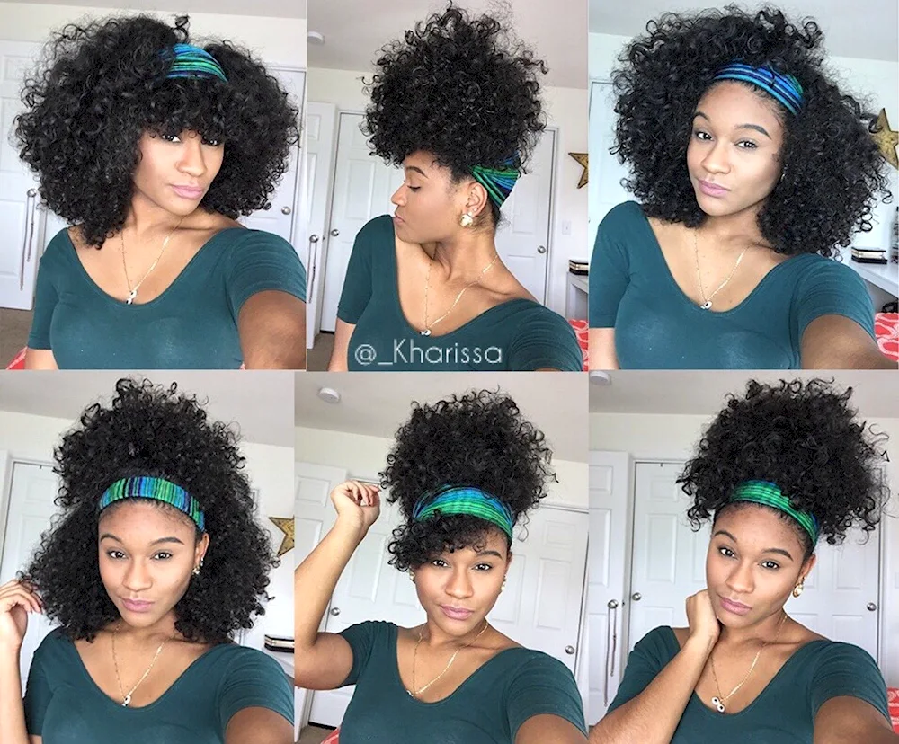 Kat Graham Afro curls