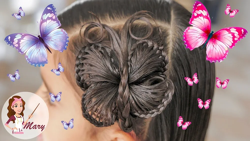 Butterfly hairstyle