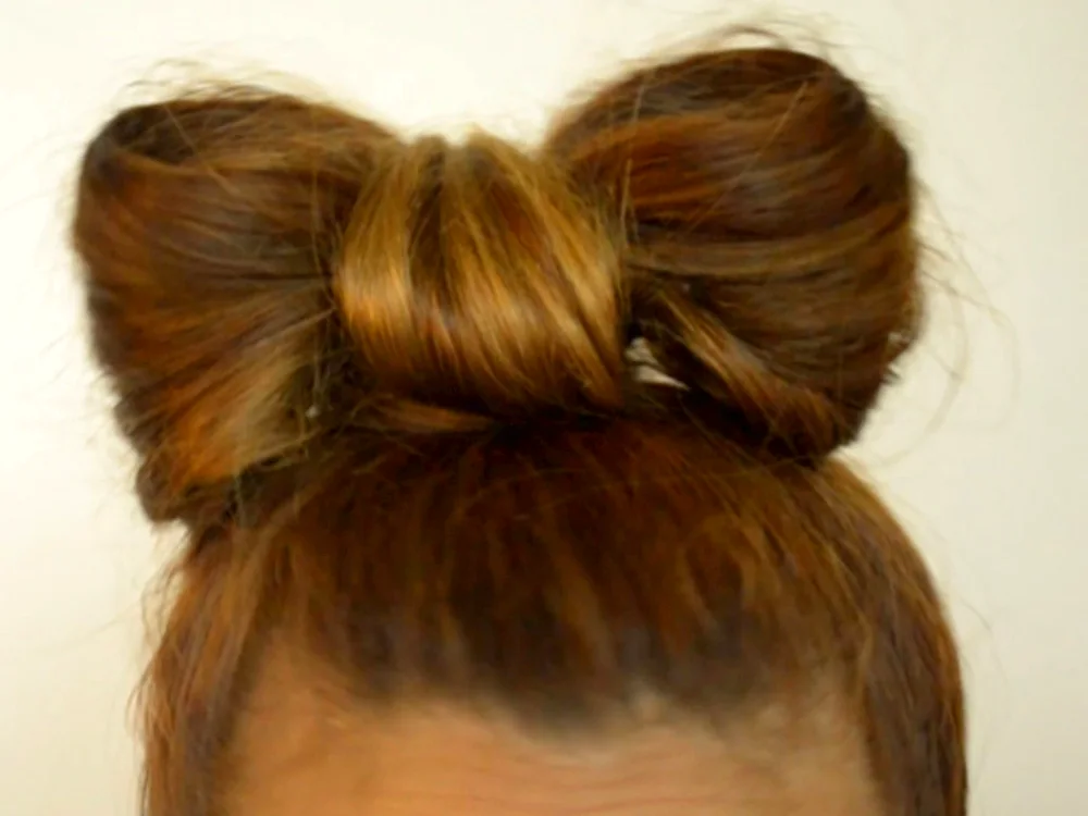 Bow hairstyle