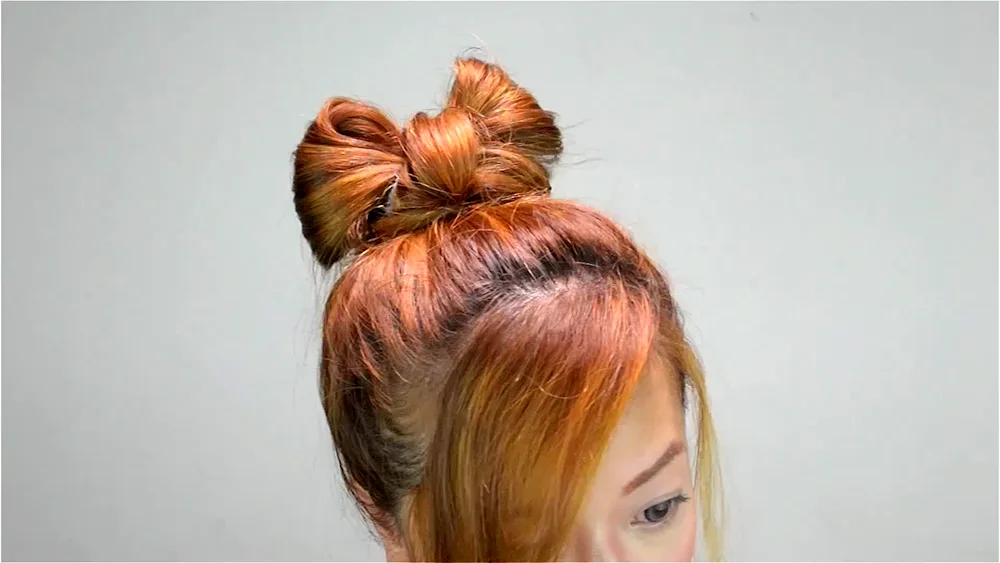Bun hairstyle
