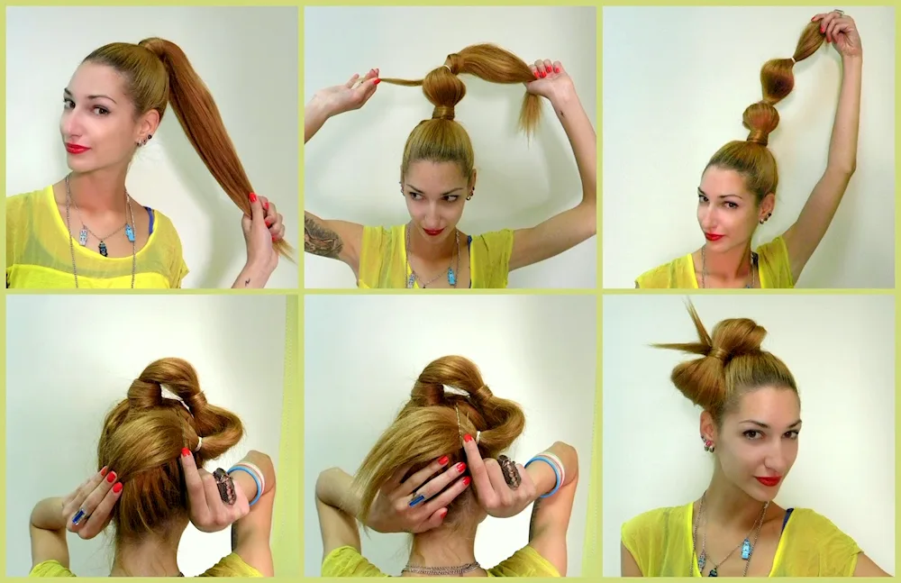 Bow hairstyle