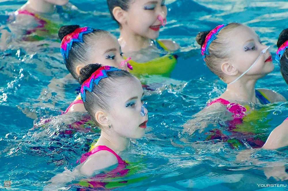 Pool hairstyle for girl