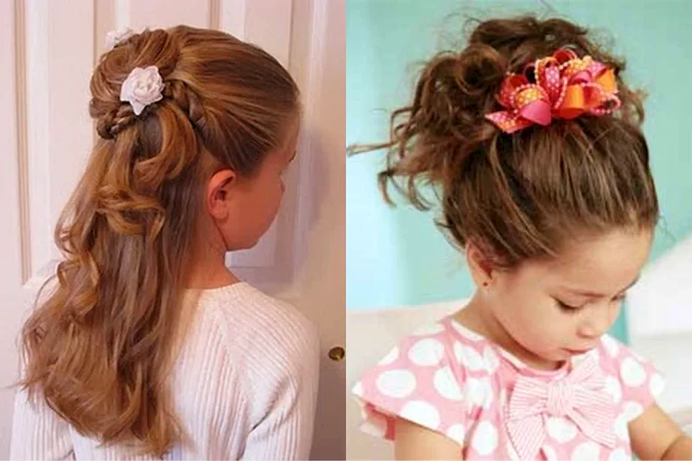 Girl hairstyles for kindergarten graduation