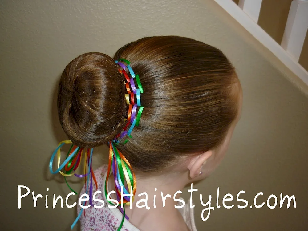 Hair for ballroom dancing