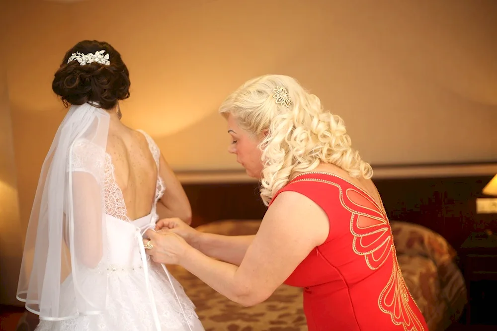 Hair for mum of the bride
