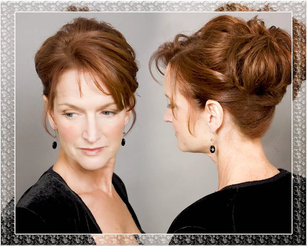 Wedding hairstyles for mother of the bride for medium hair