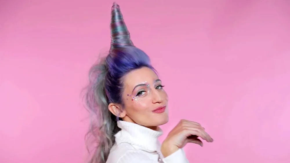 Unicorn hairstyle