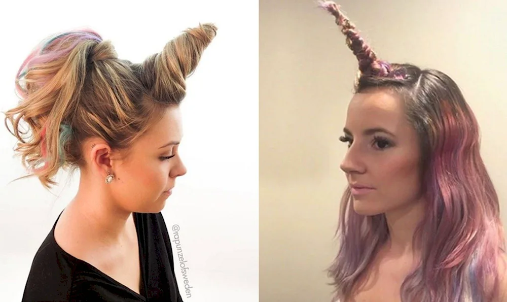 Unicorn hairstyle