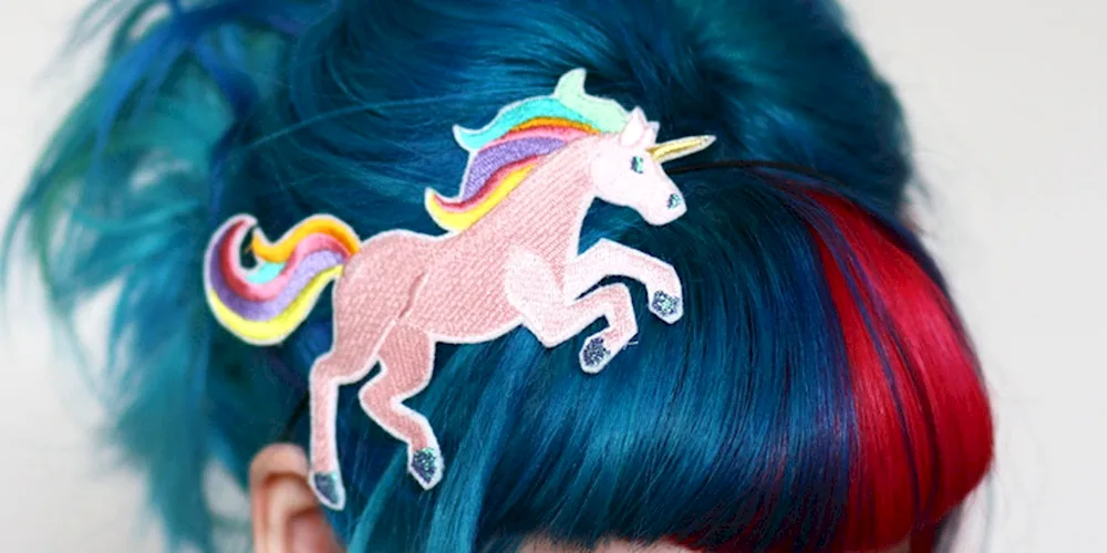 Unicorn hairstyle