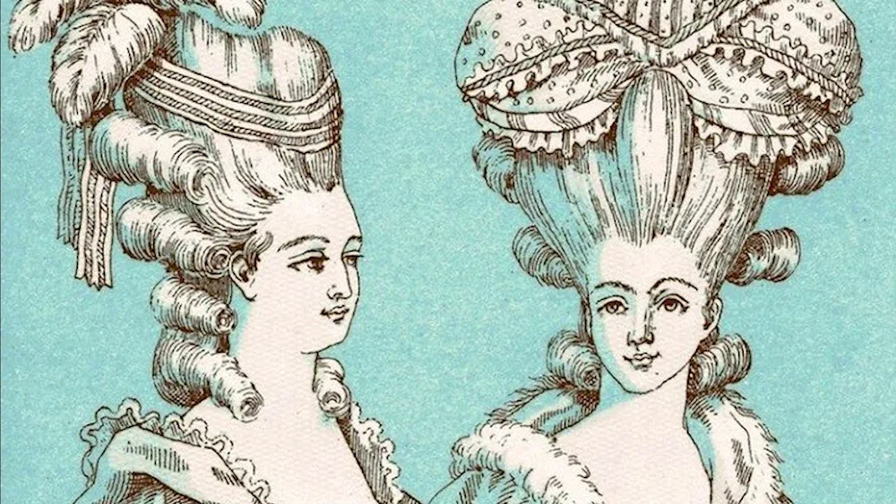 Fontange Baroque hairstyle