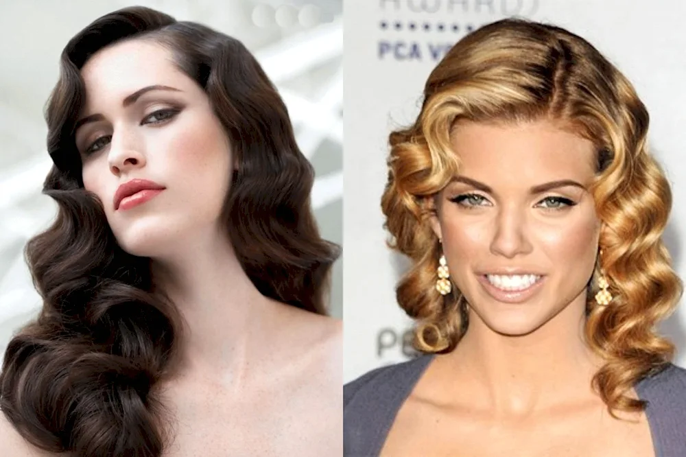 Hairstyle Hollywood wave