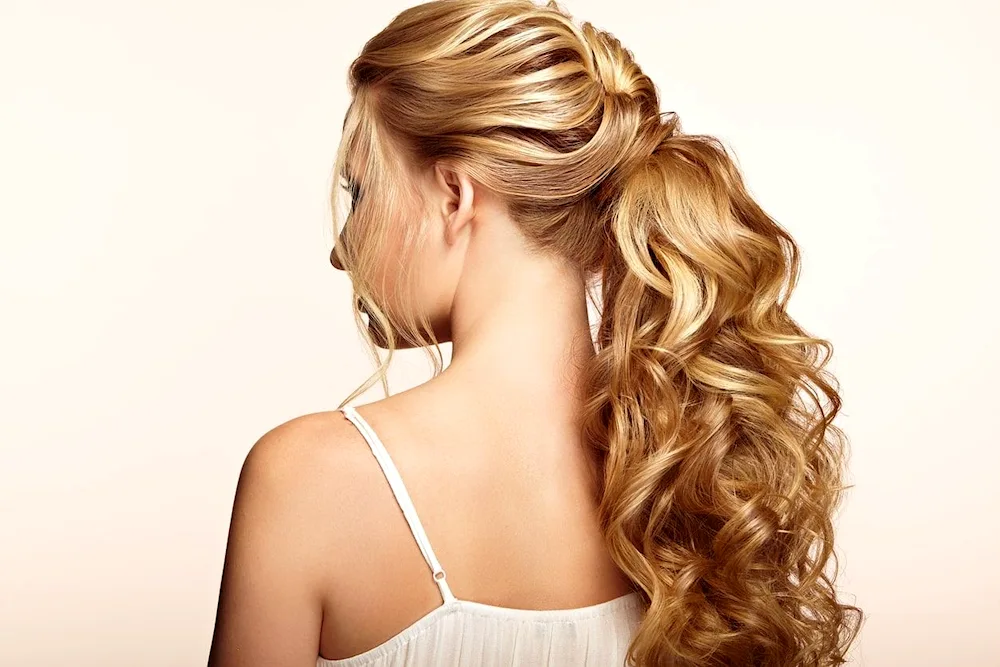 Charlize Theron with curls