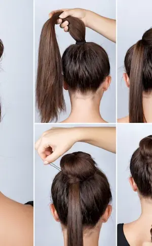 Bundle hairstyle