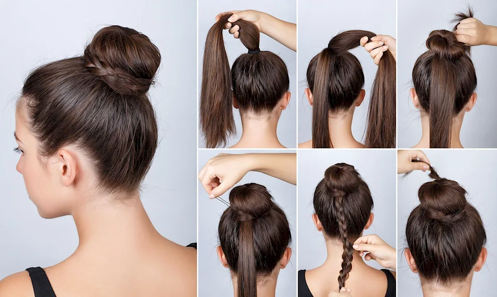 Bundle hairstyle