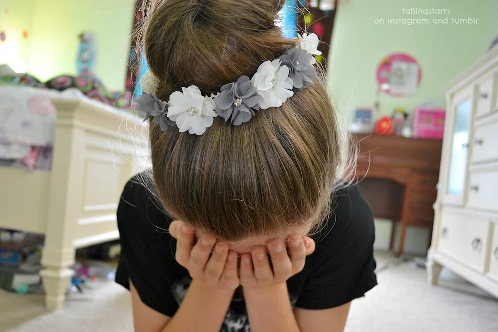 Girl bun hairstyles for girl