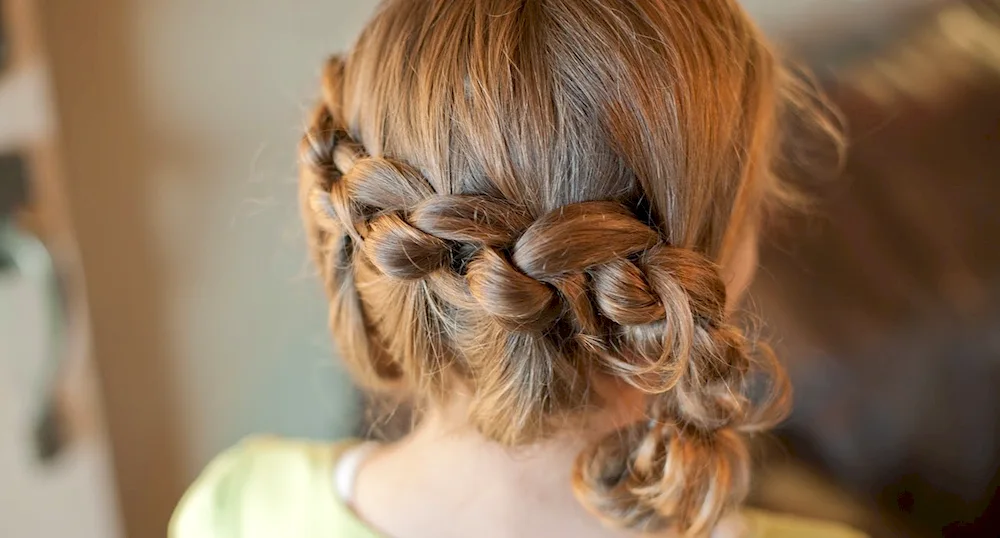 Hairstyles for girls with rubber bands