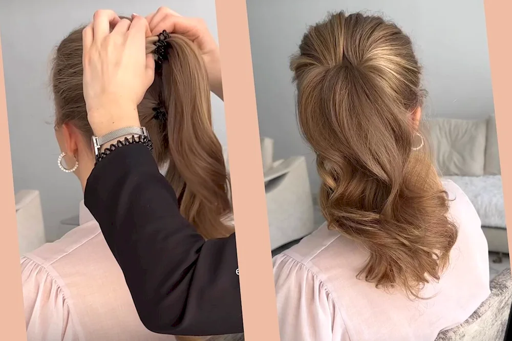 Crabbed hairstyles for medium hair