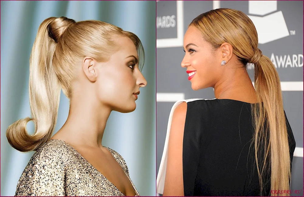 Ponytail hairstyles for medium hair