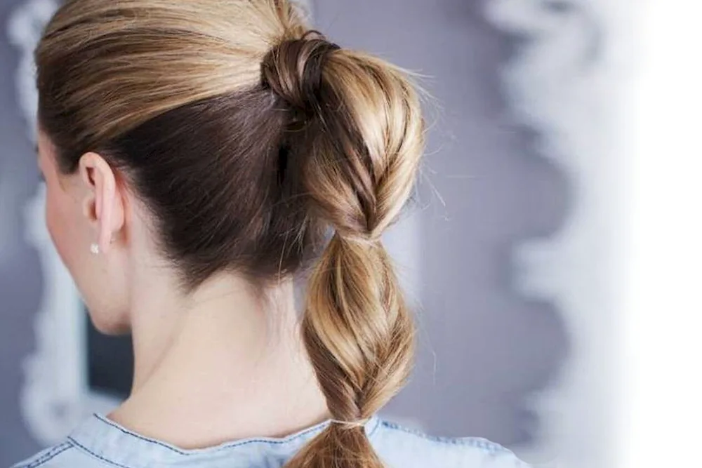 Uncomplicated hairstyles for medium hair.