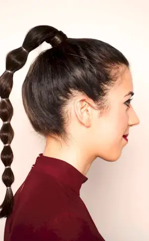 Ponytail hairstyle