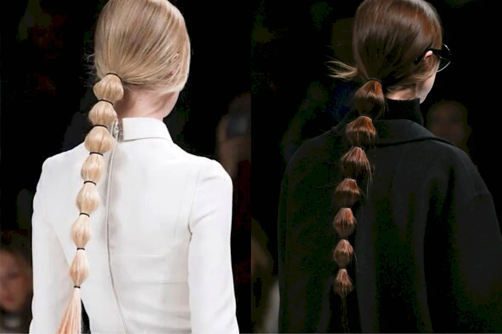 Hairdresses with ponytail