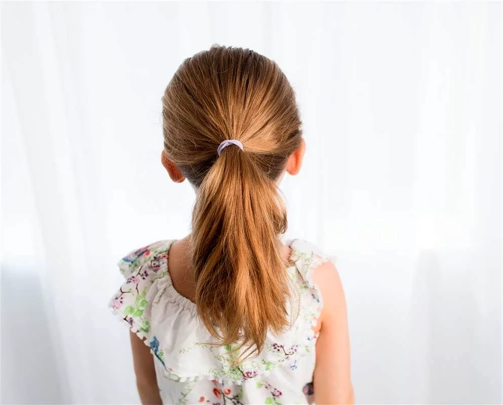 Hair ponytail for girls