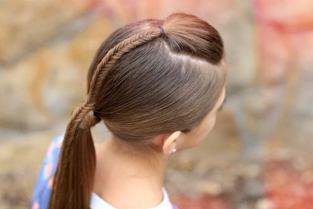 Girl ponytail hairstyles.