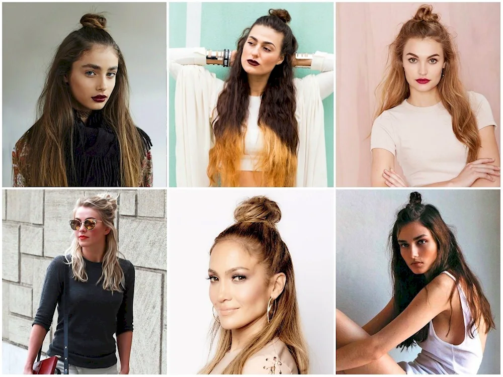 Jessica Alba high ponytail