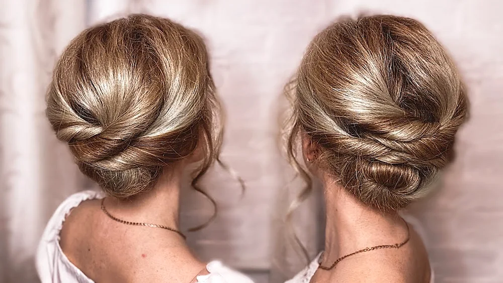 Anne Hathaway bun