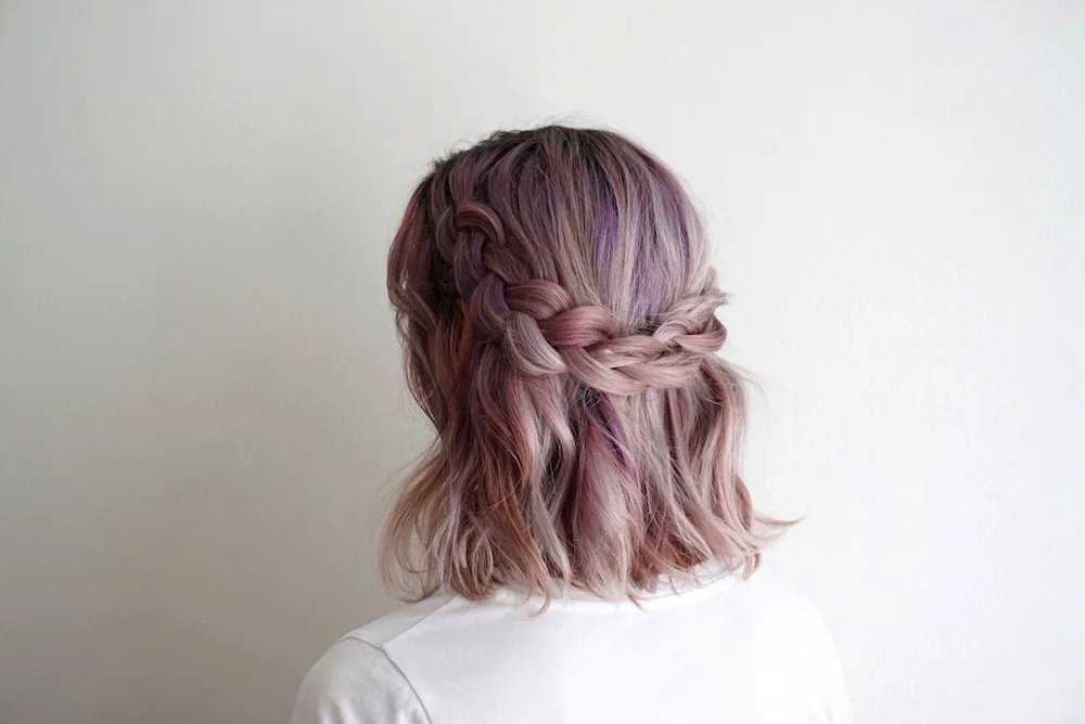 Braids for shoulder-length hair