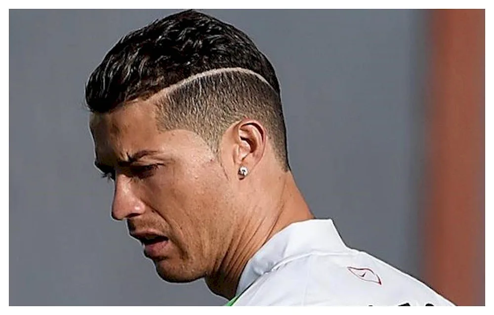 Fade cropped haircut
