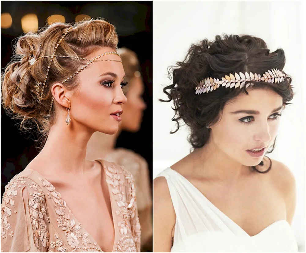Lampadion Greek hairstyle