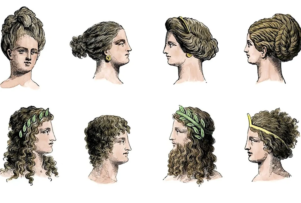 Hair lampadion ancient Greece