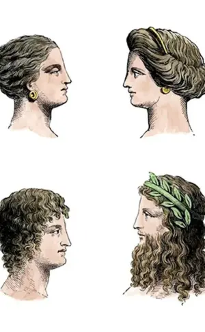 hairstyle lampadion ancient Greece