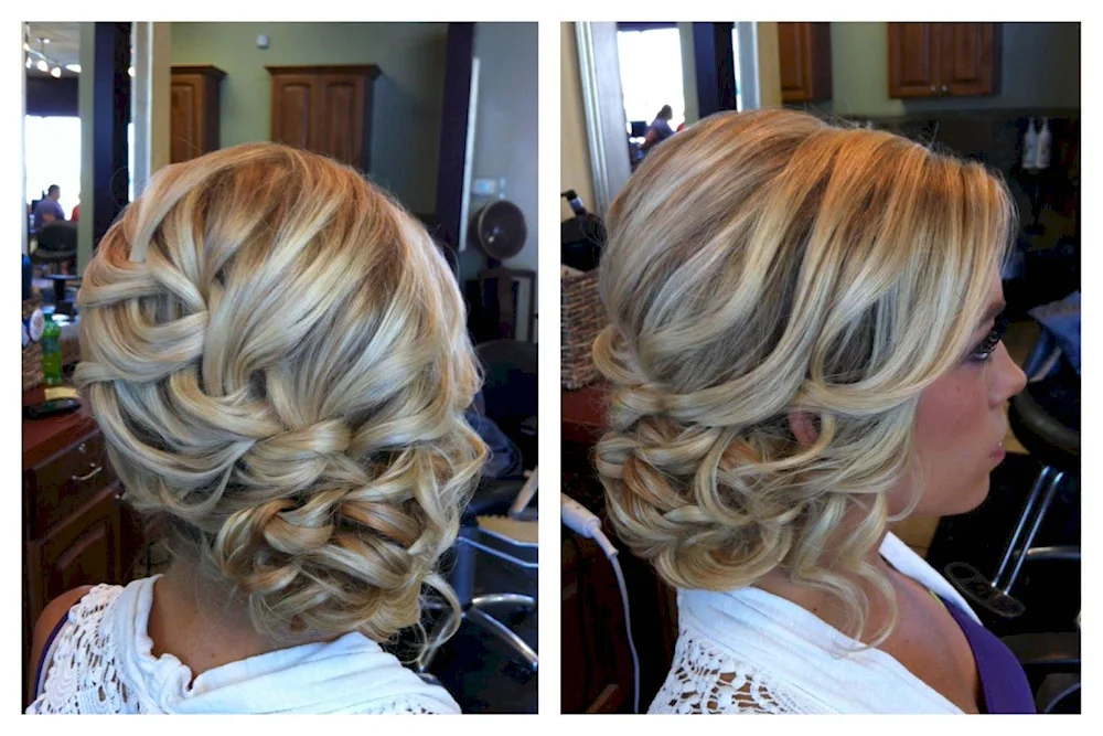 Curls on medium hair