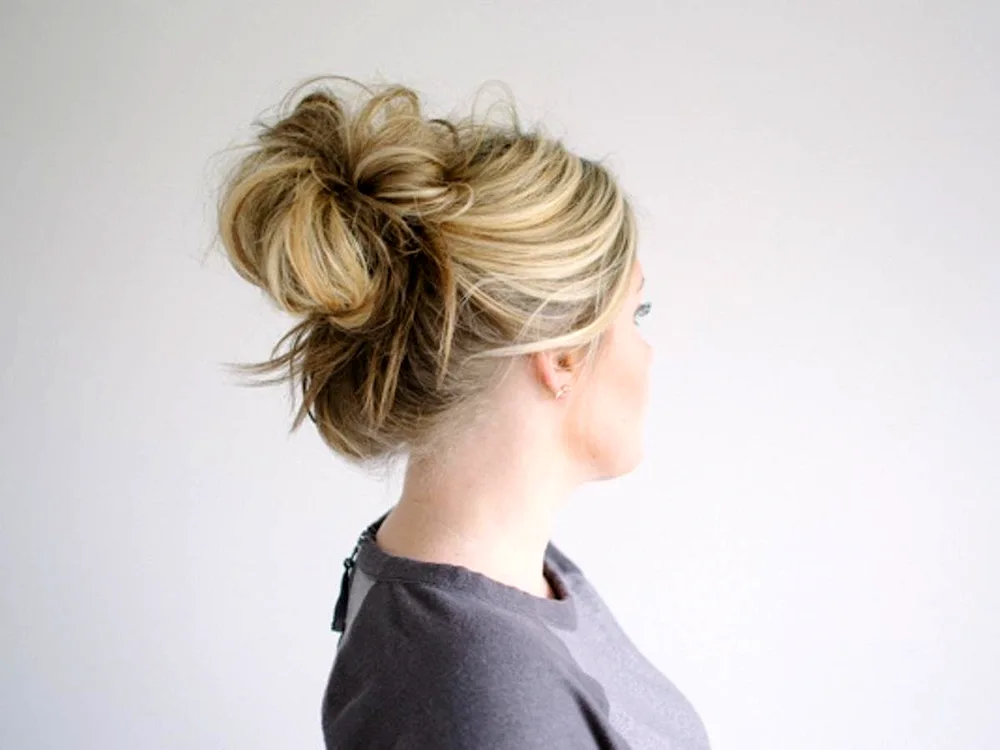 Bun hairstyle