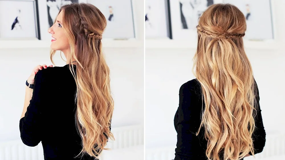 Haircut for long hair hair loose