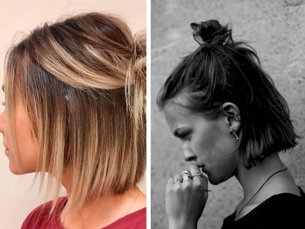 French Twist hairstyles for short hair